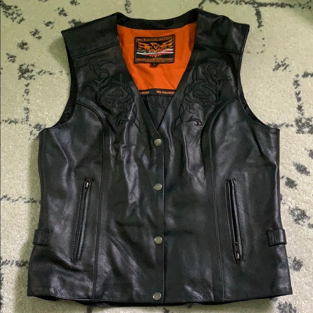 Leather Riding Vest